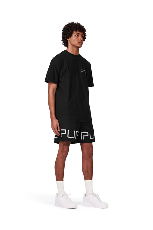 PURPLE BRAND Printed All Round Short Mens Apparel